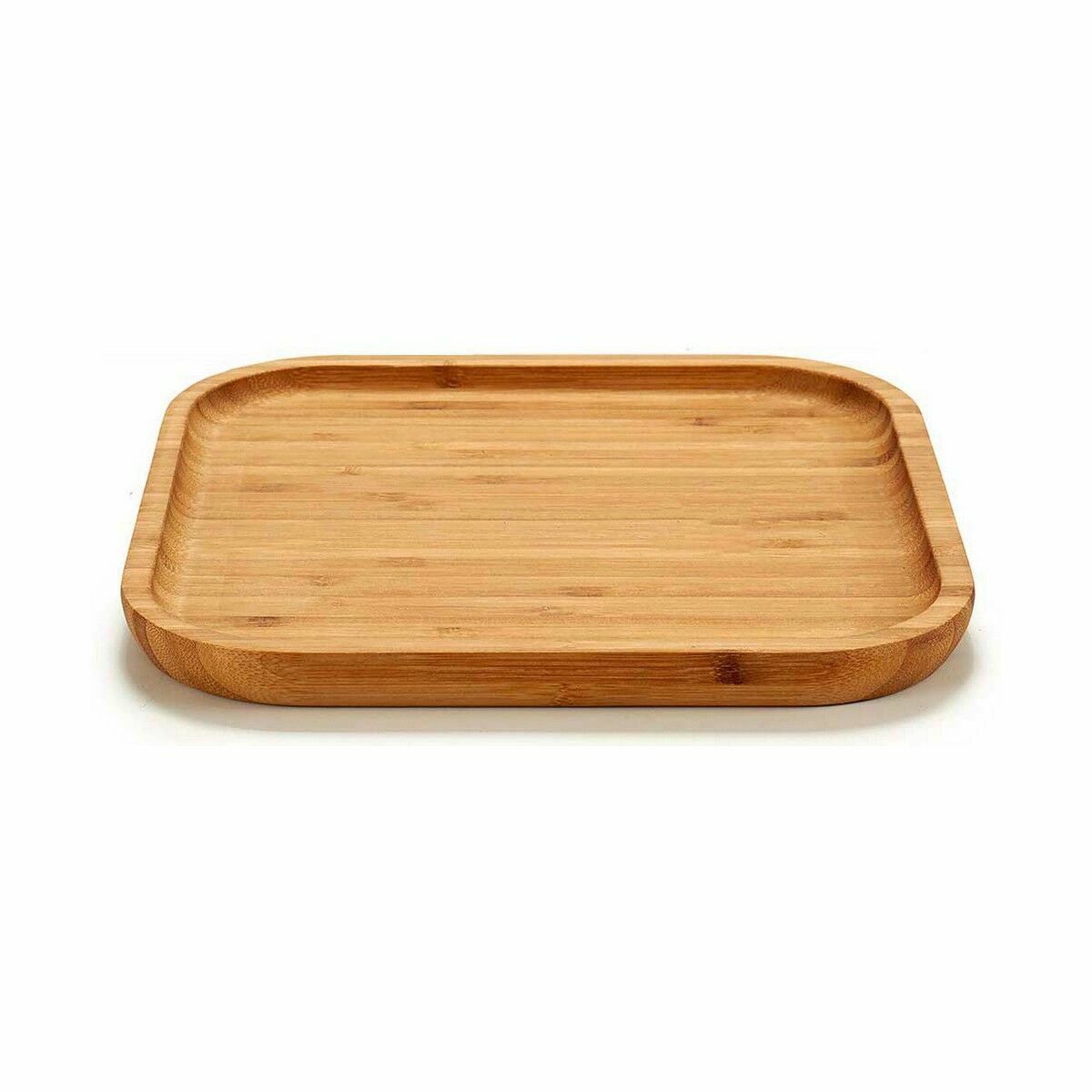 Vassoio per aperitivi Kinvara Marrone Quadrato 20 x 1,5 x 20 cm (12 Unità) - Immagine 2