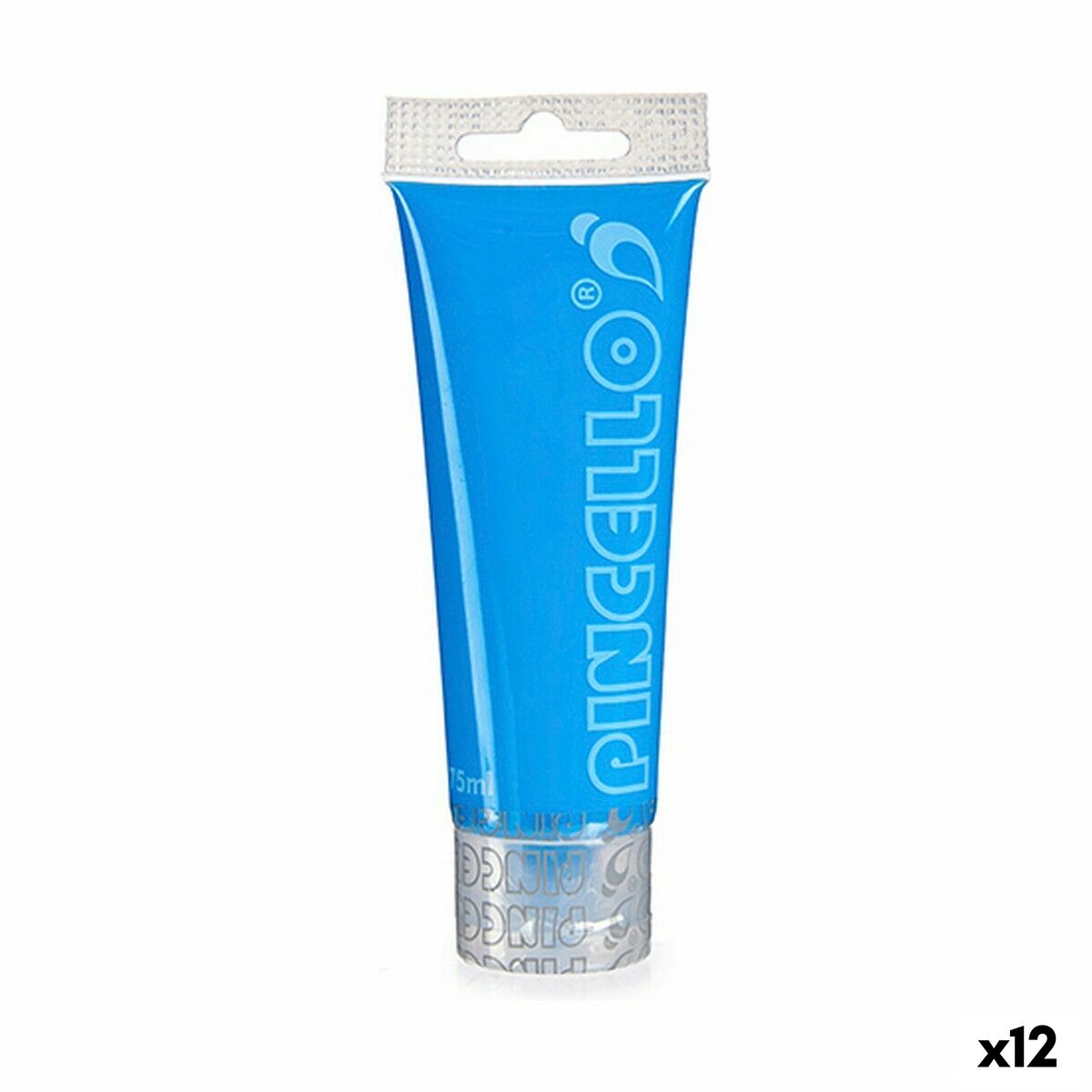 Vernice acrilica Pincello Azzurro Chiaro 75 ml (12 Unità)