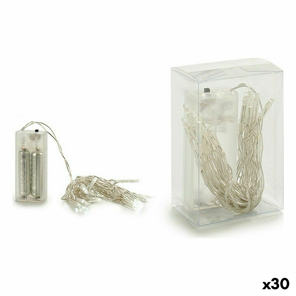 Strisce LED Gift Decor Bianco (30 Unità)