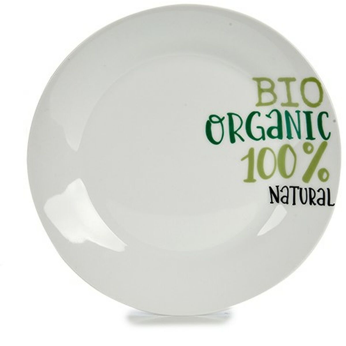 Piatto da Dolce Organic Porcellana 19 x 2 x 19 cm (10 Unità) - Immagine 2