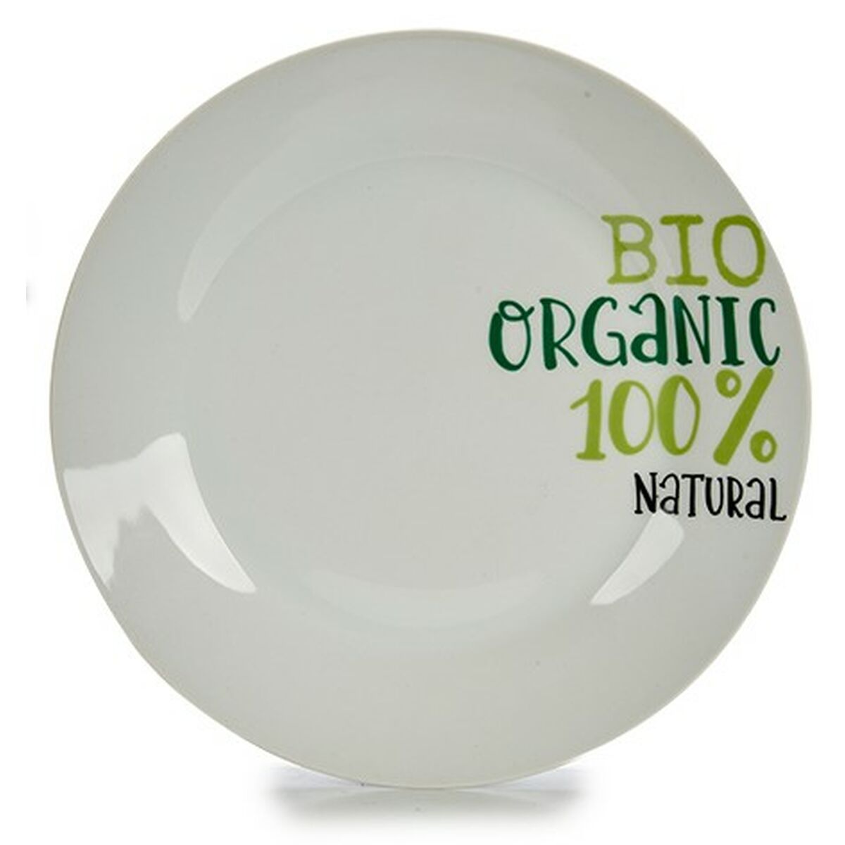 Piatto da pranzo Organic Porcellana Stampa 24,4 x 2,6 x 24,4 cm (10 Unità) - Immagine 2