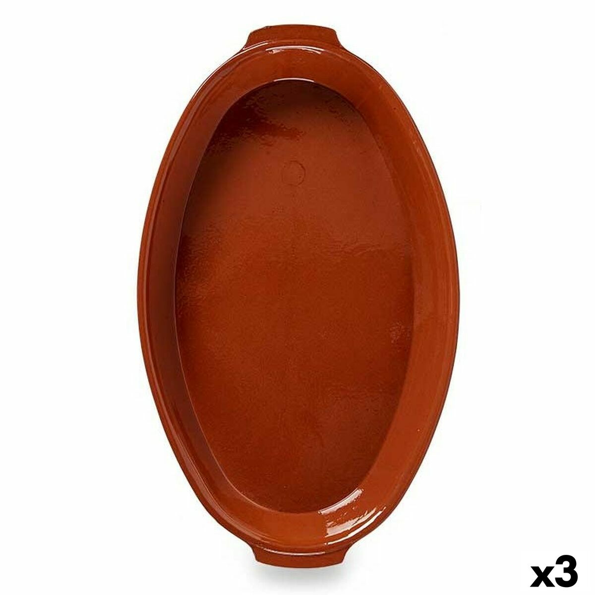 Pirofila da Forno La Dehesa Argilla cotta 56 x 7,5 x 32 cm (3 Unità)