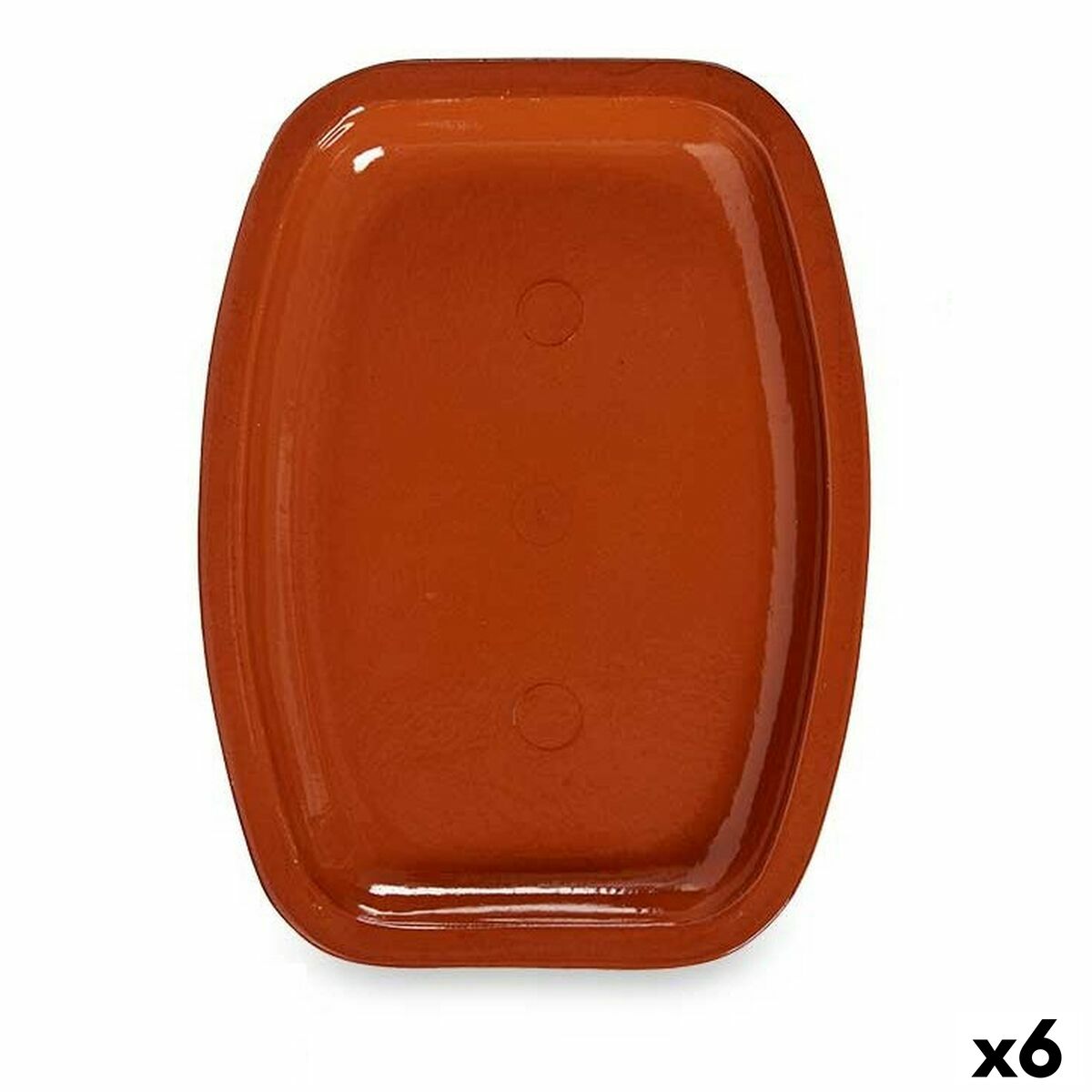 Pirofila da Forno La Dehesa Argilla cotta 26 x 3,5 x 35 cm 35 x 20,8 x 25,5 cm 35 x 3,5 x 25,5 cm (6 Unità)