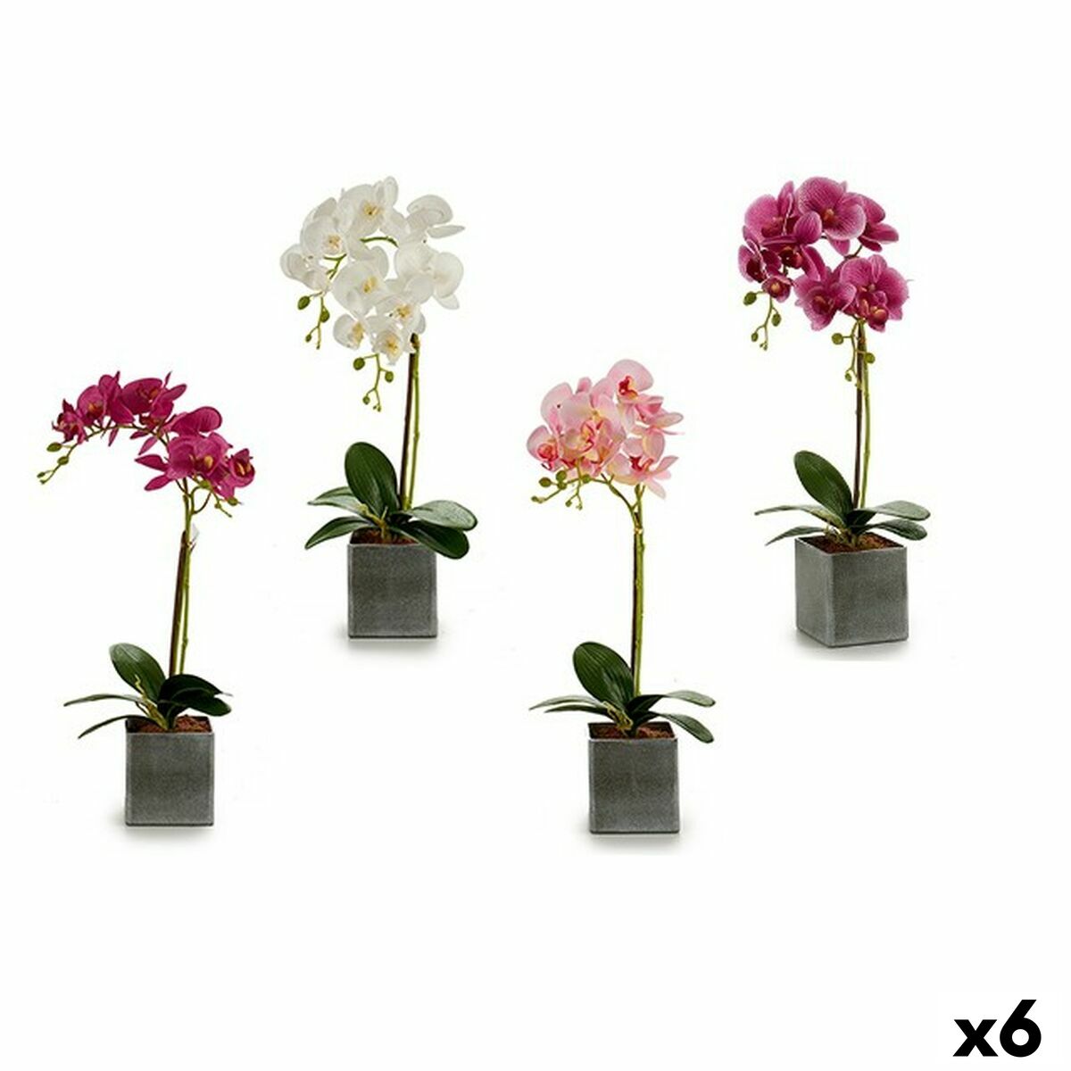 Fiore Decorativo Ibergarden Orchidea 14 x 51 x 18 cm (6 Unità)