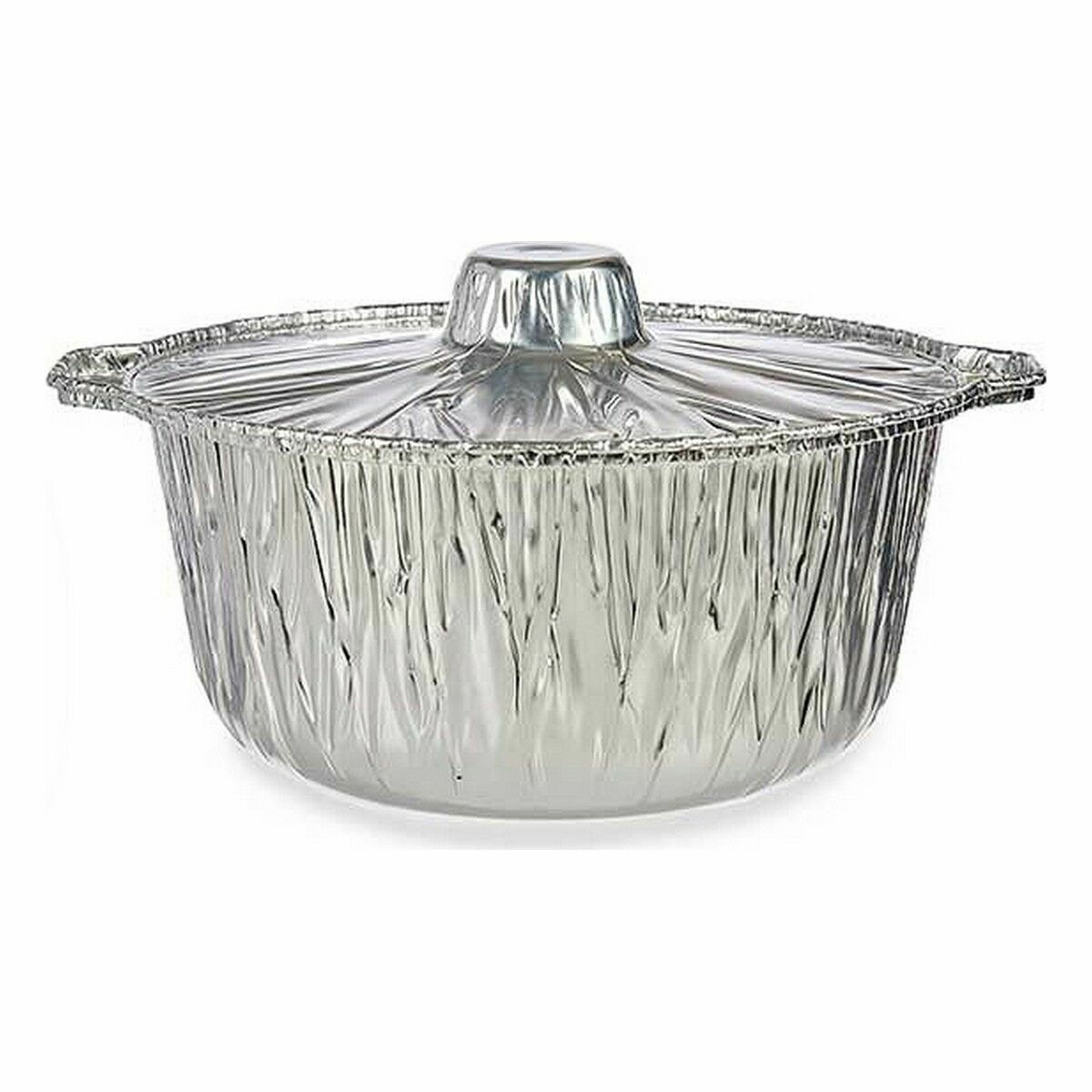 Casseruole Kinvara Argento Monouso Con coperchio Pentola - Immagine 2