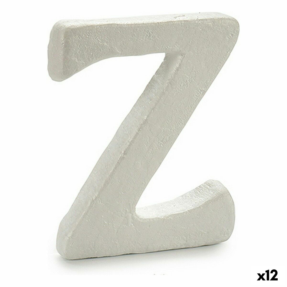 Lettera Pincello Z Bianco polistirene (12 Unità)