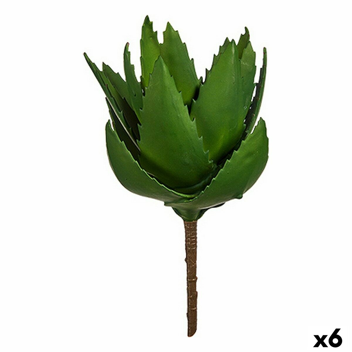 Pianta Decorativa Ibergarden Plastica Aloe Vera 13 x 24,5 x 14 cm (6 Unità)