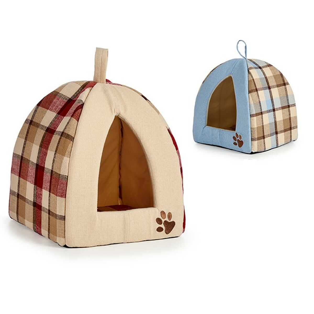 Letto per animali domestici Mascow 33 x 45 x 33 cm A quadri (6 Unità) - Immagine 2