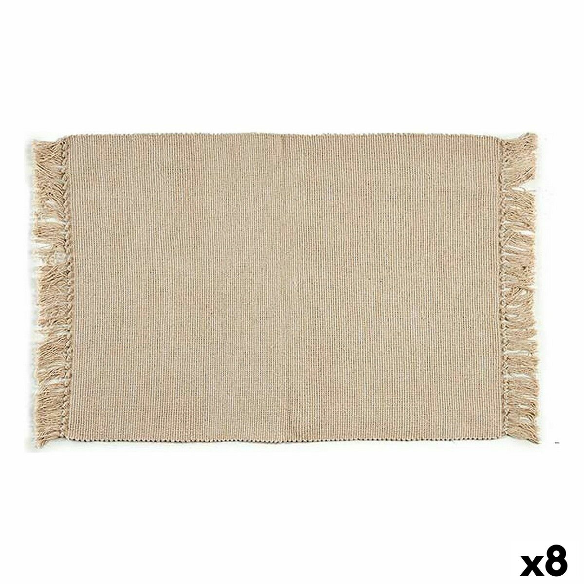 Tappeto Gift Decor Beige 50 x 80 cm 7 x 51 x 7 cm (8 Unità)