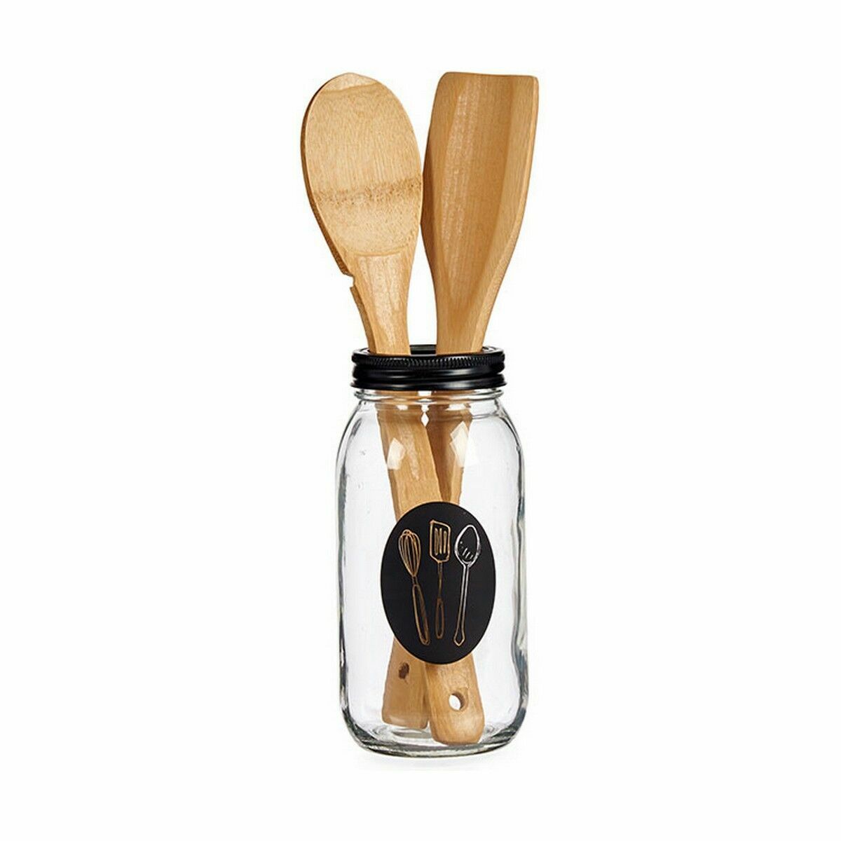 Vaso Vivalto Trasparente 840 ml Paletta da Cucina (12 Unità) - Immagine 2