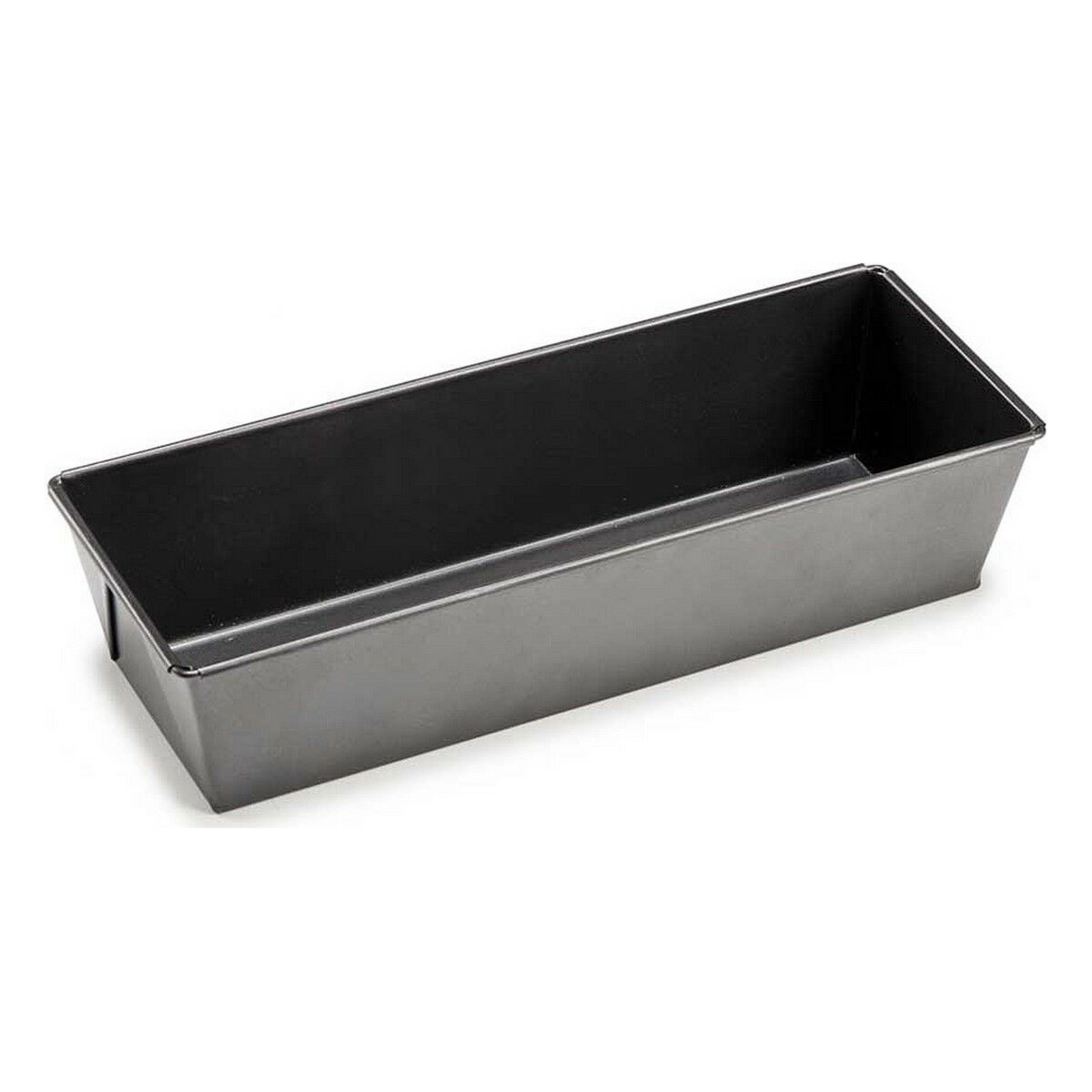 Stampo Rettangolare Kinvara Grigio scuro Metallo Acciaio al carbonio 11,5 x 7,7 x 31 cm (12 Unità) - Immagine 2