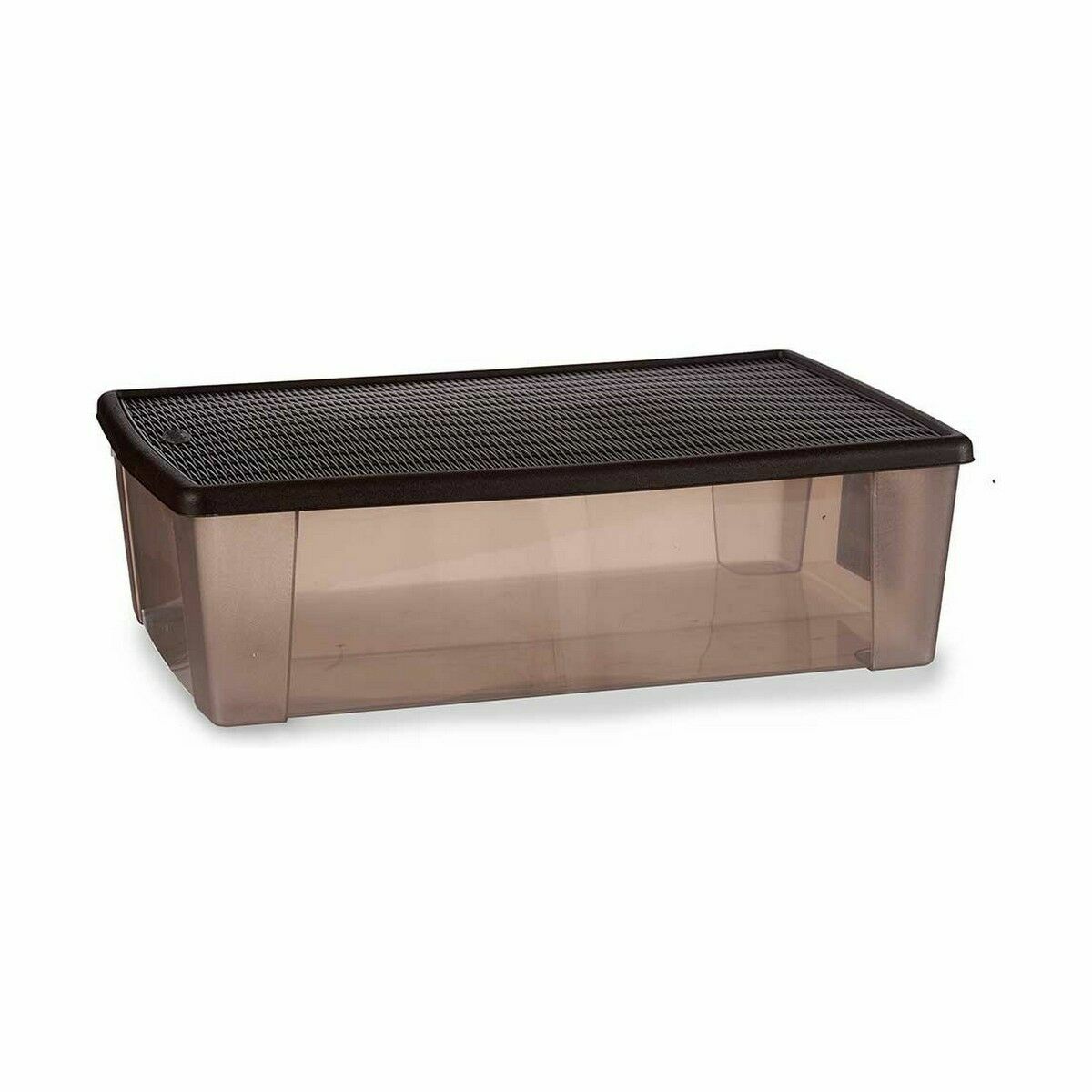Scatola portaoggetti con coperchio Stefanplast Elegance Marrone Plastica 30 L (6 Unità) - Immagine 2