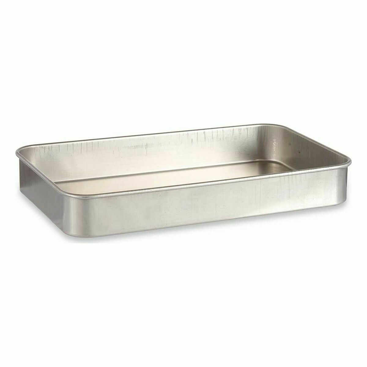 Teglia Kinvara Argentato Alluminio 28,5 x 6,5 x 46 cm 46 x 6,5 x 28,5 cm 46 x 7 x 28,5 cm (12 Unità) - Immagine 2
