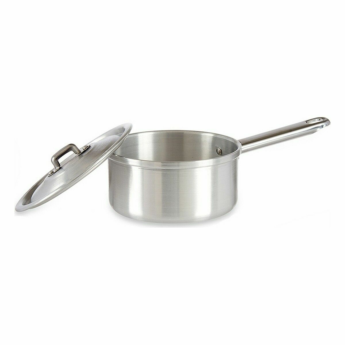 Casseruola con Coperchio Kinvara Argentato Alluminio Ø 14 cm 1 L 28 x 9 x 16 cm 16 x 9 x 28 cm (10 Unità) - Immagine 3