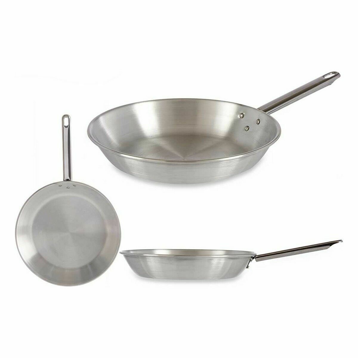 Padella Kinvara Argentato Alluminio Ø 26 cm (12 Unità) - Immagine 2
