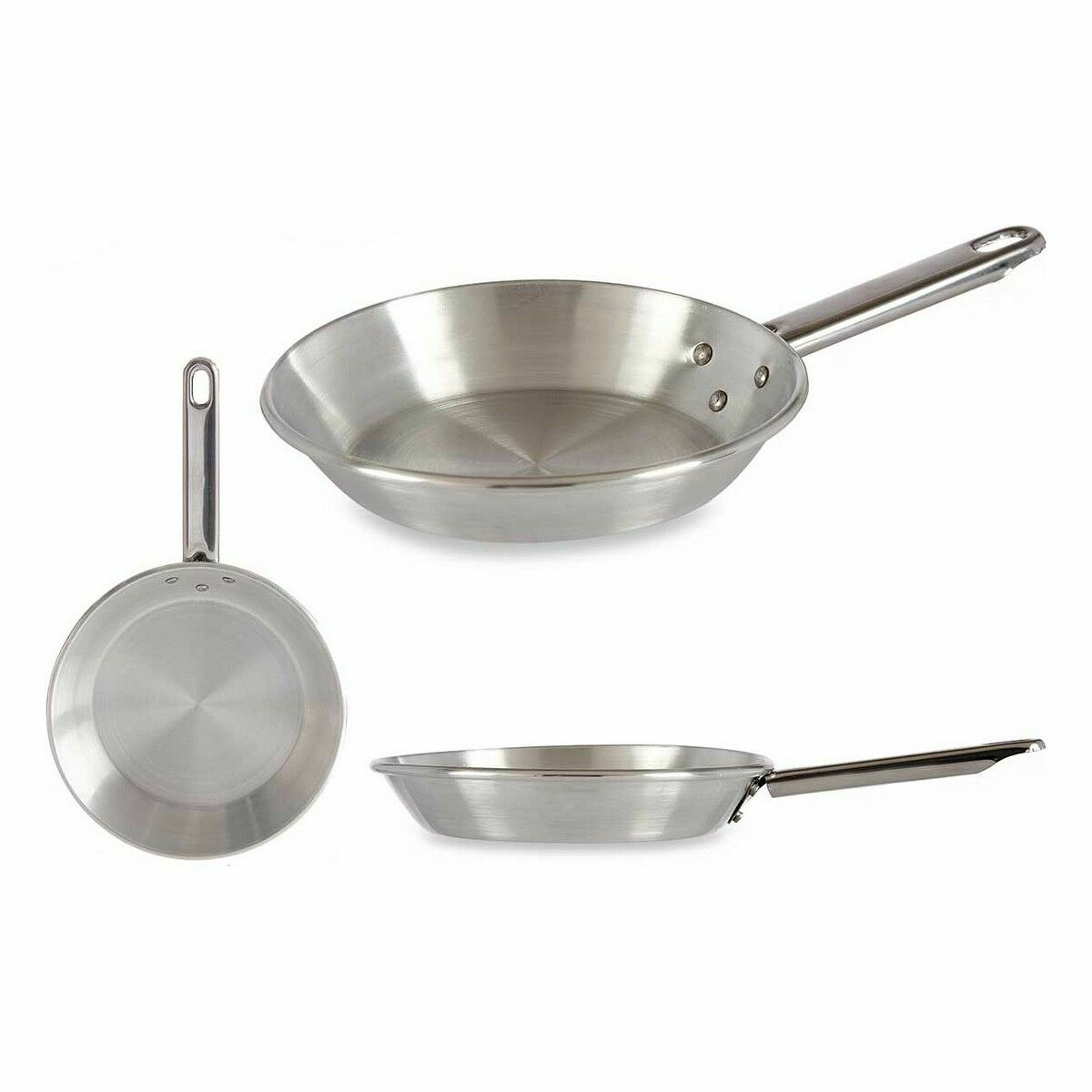 Padella Kinvara Argentato Alluminio Ø 18 cm (12 Unità) - Immagine 2