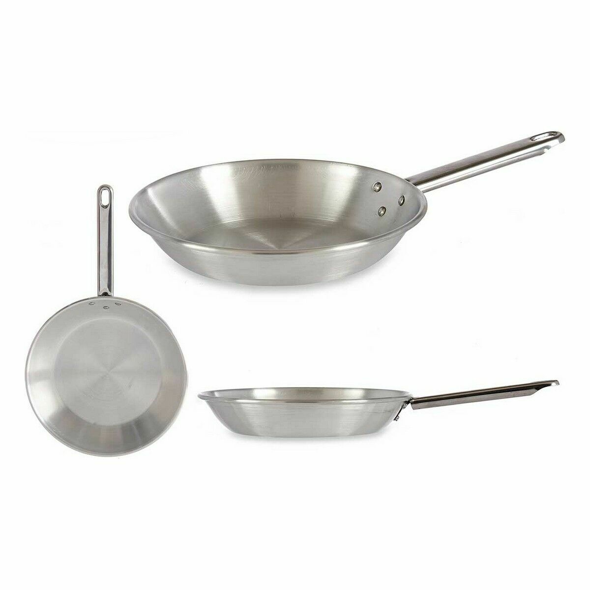 Padella Kinvara Argentato Alluminio Ø 22 cm (12 Unità) - Immagine 2