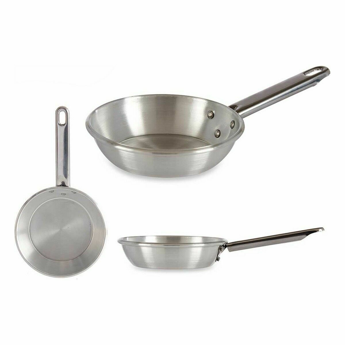 Padella Kinvara Argentato Alluminio Ø 14 cm (12 Unità) - Immagine 2