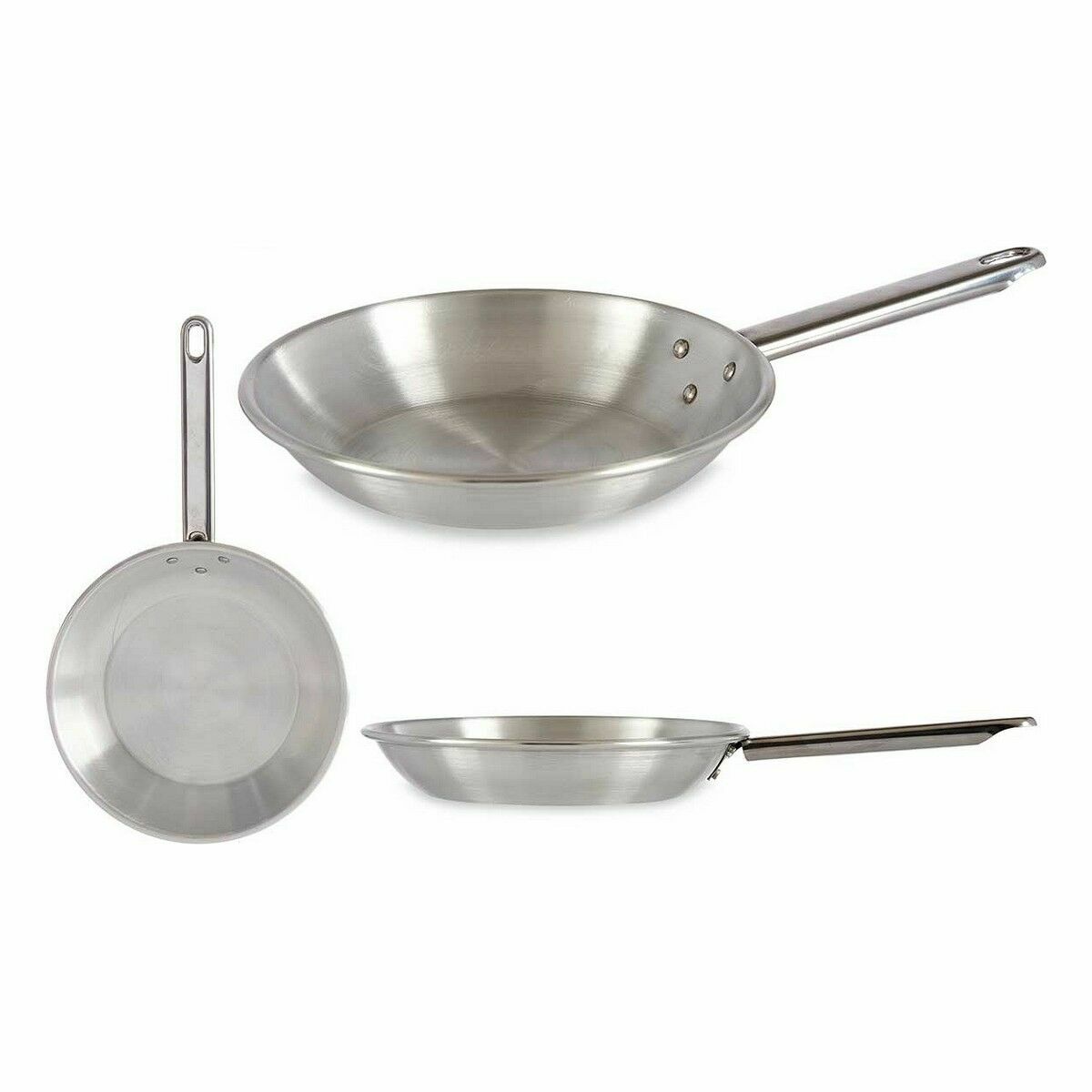 Padella Kinvara Argentato Alluminio Ø 20 cm (12 Unità) - Immagine 2