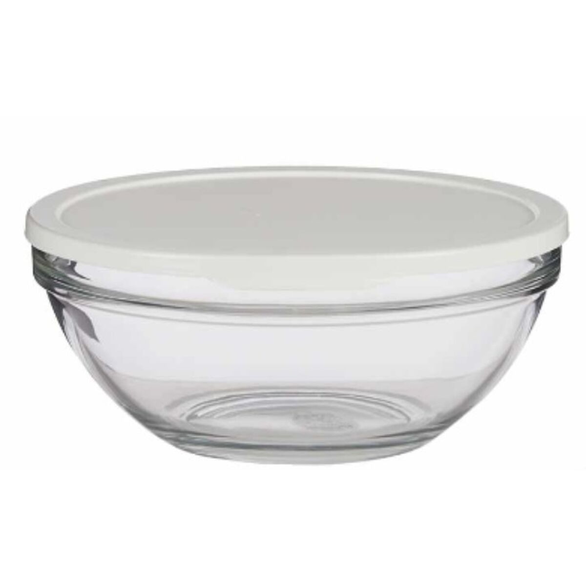 Porta Pranzo Rotondo con Coperchio Pasabahce Chefs Bianco 2,5 L (4 Unità) - Immagine 2