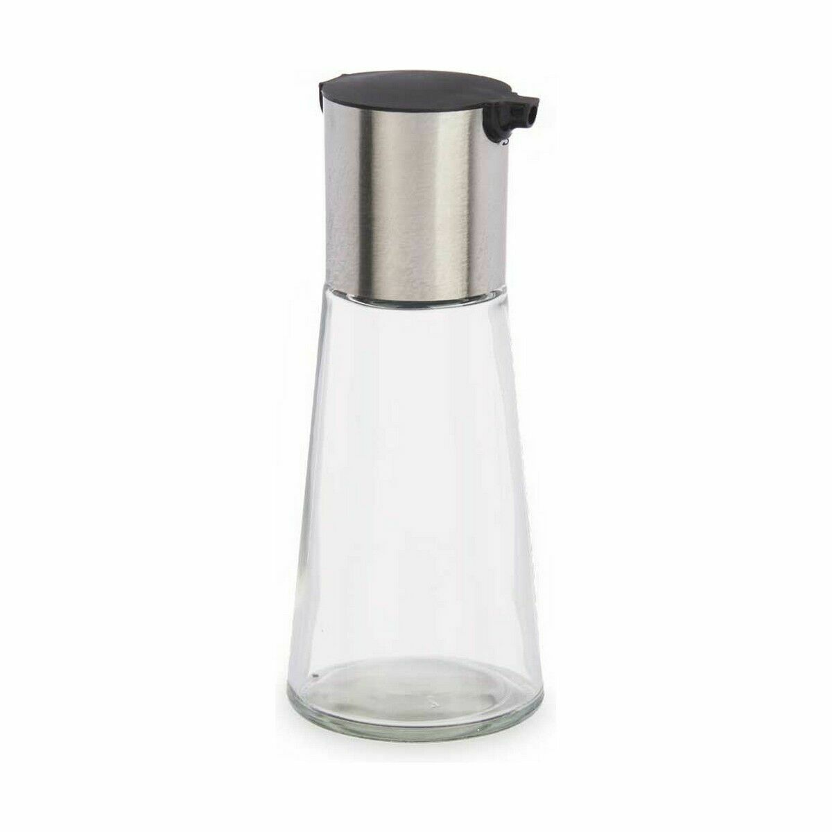 Oliera Vivalto Trasparente Argentato Argento Metallo Vetro Alluminio polipropilene 230 ml 7 x 17 x 7 cm (24 Unità) - Immagine 2