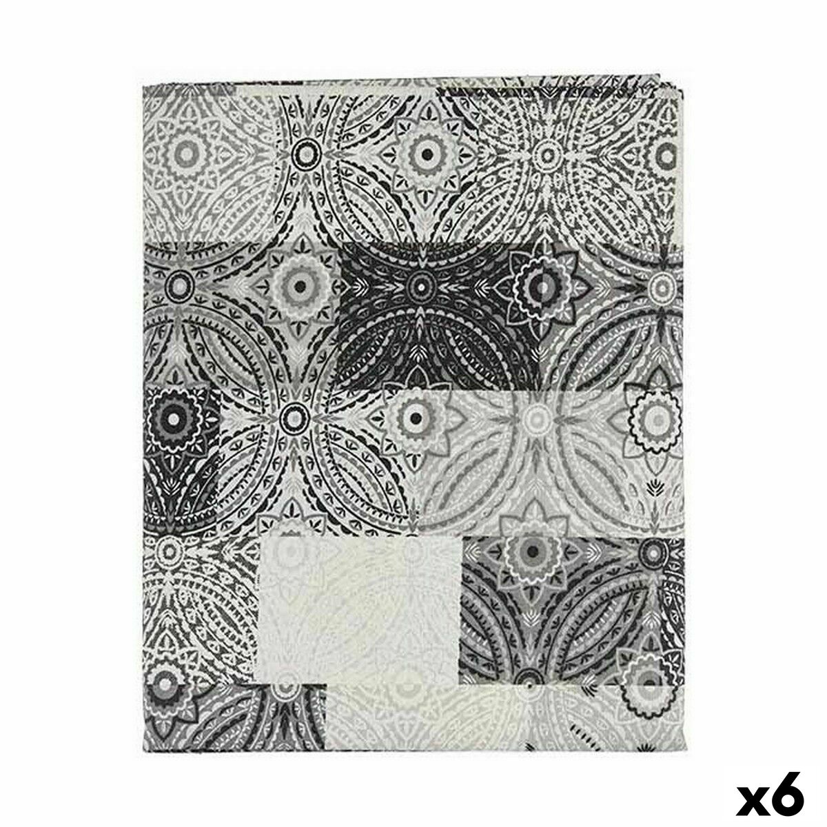 Tovaglia antimacchia Kinvara Grigio Tela Antimacchia Piastrella 140 x 180 cm (6 Unità)