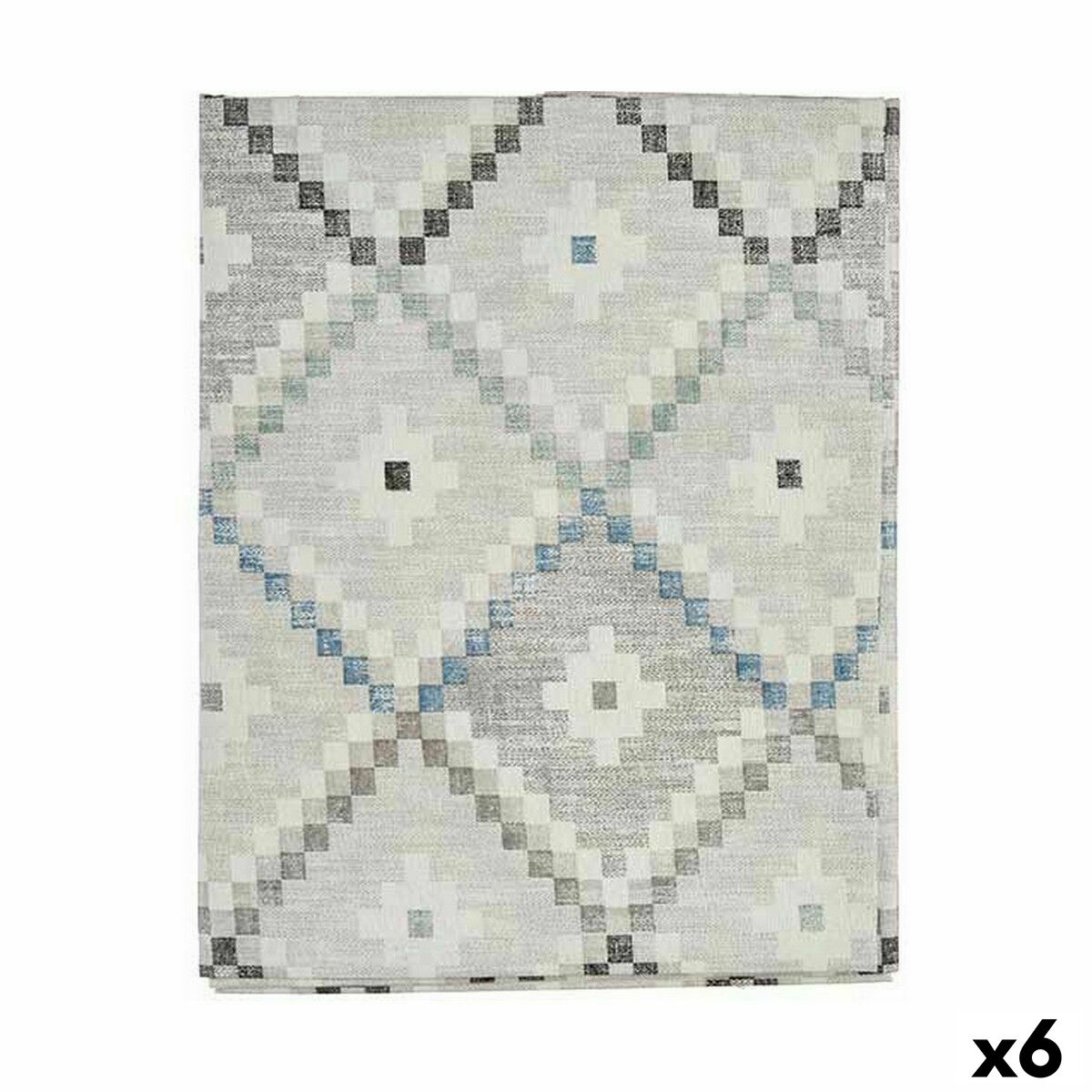 Tovaglia antimacchia Kinvara Azzurro Tela Antimacchia Rombos 140 x 180 cm (6 Unità)