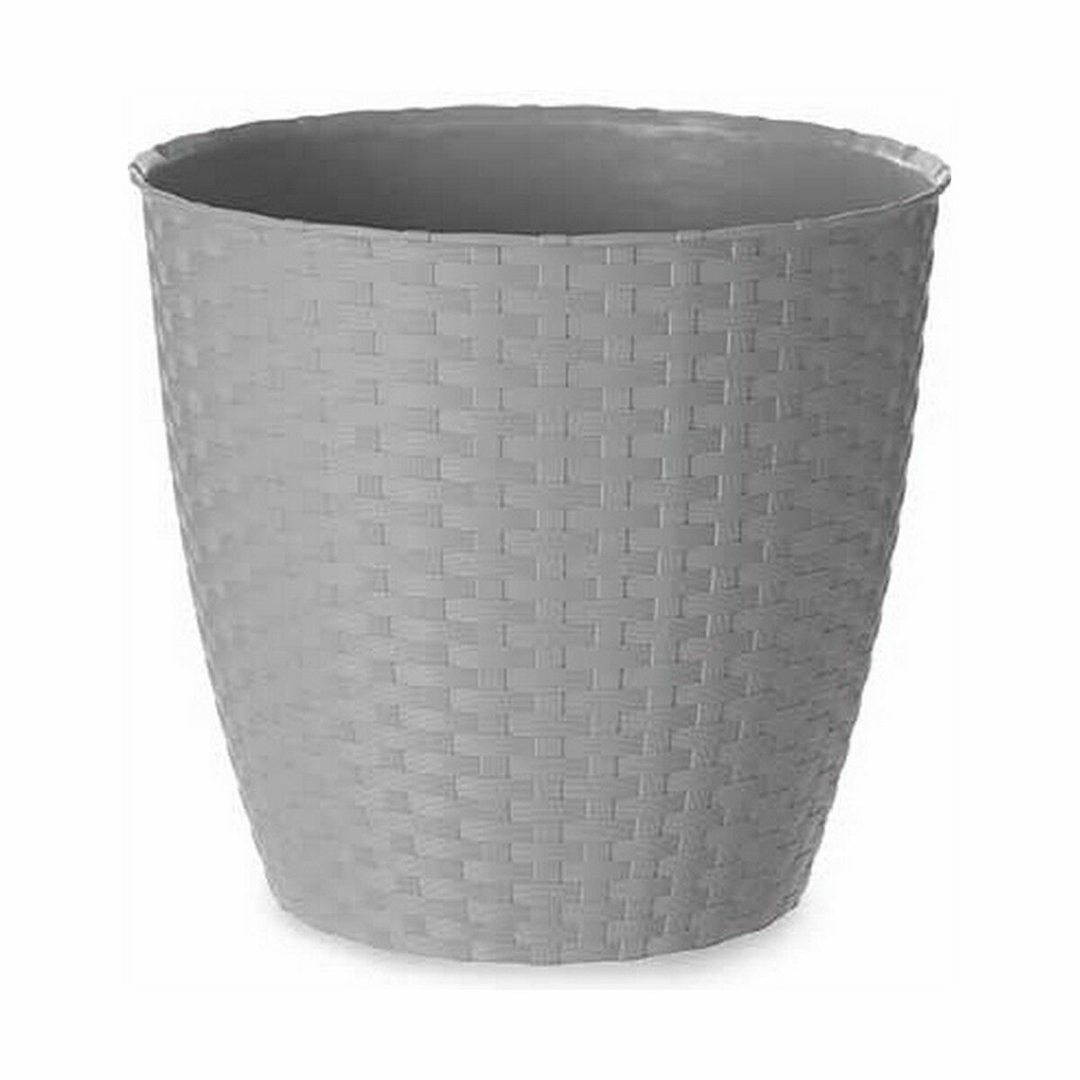 Vaso Stefanplast Grigio Plastica 24 x 22,3 x 24 cm (6 Unità) - Immagine 2