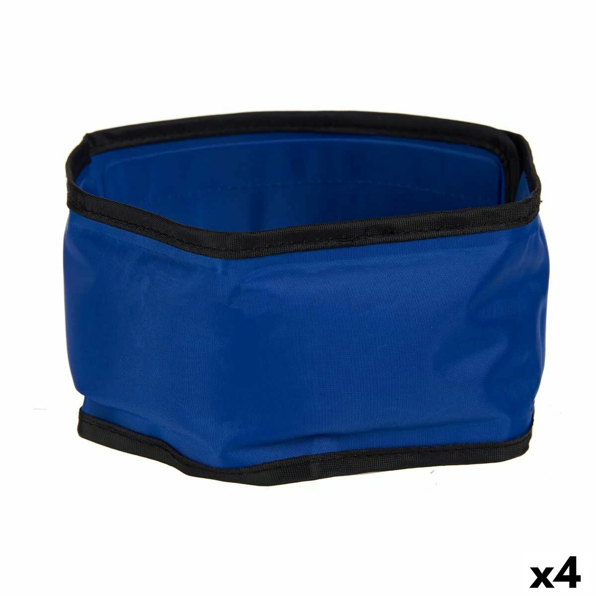 Collare per Cani Mascow Azzurro Nero Poliestere PVC Gel 8 x 1 x 66 cm Refrigerante (4 Unità)