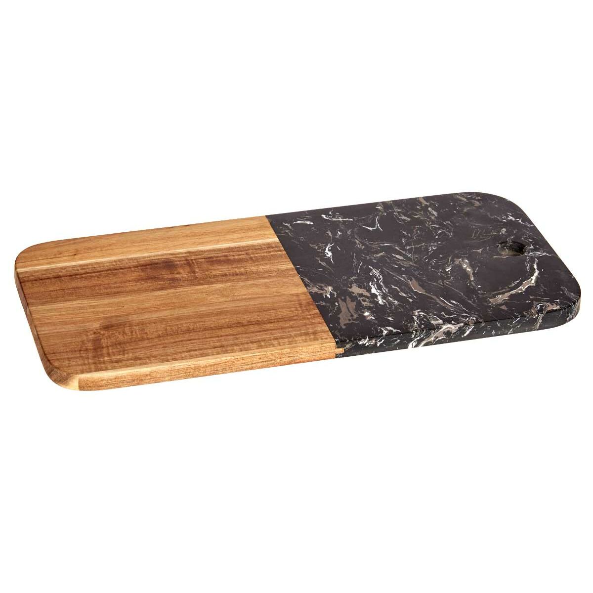 Tagliere Kinvara Nero 18 x 1,5 x 38 cm (8 Unità) - Immagine 2