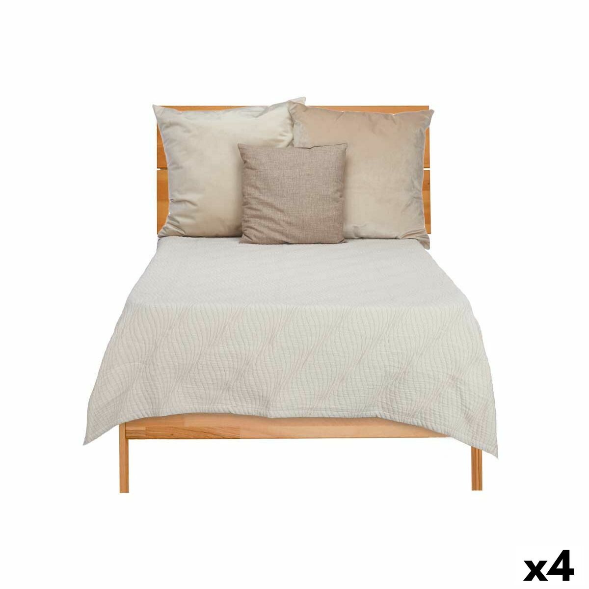 Trapunta Gift Decor Beige 180 x 260 cm (4 Unità)