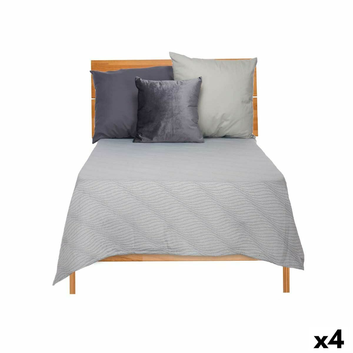 Trapunta Gift Decor Grigio 180 x 260 cm (4 Unità)