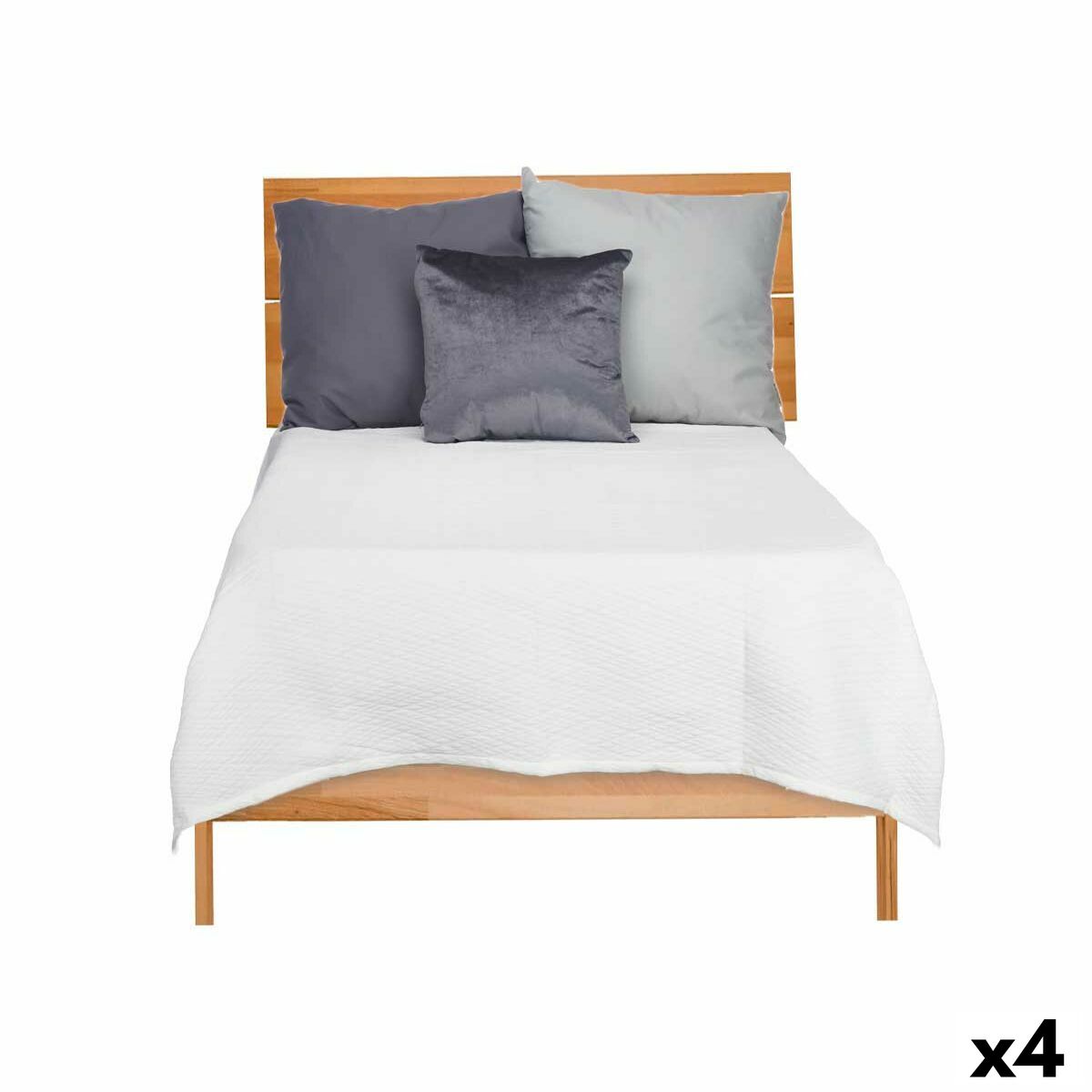 Trapunta Gift Decor Bianco 180 x 260 cm Rombos (4 Unità)