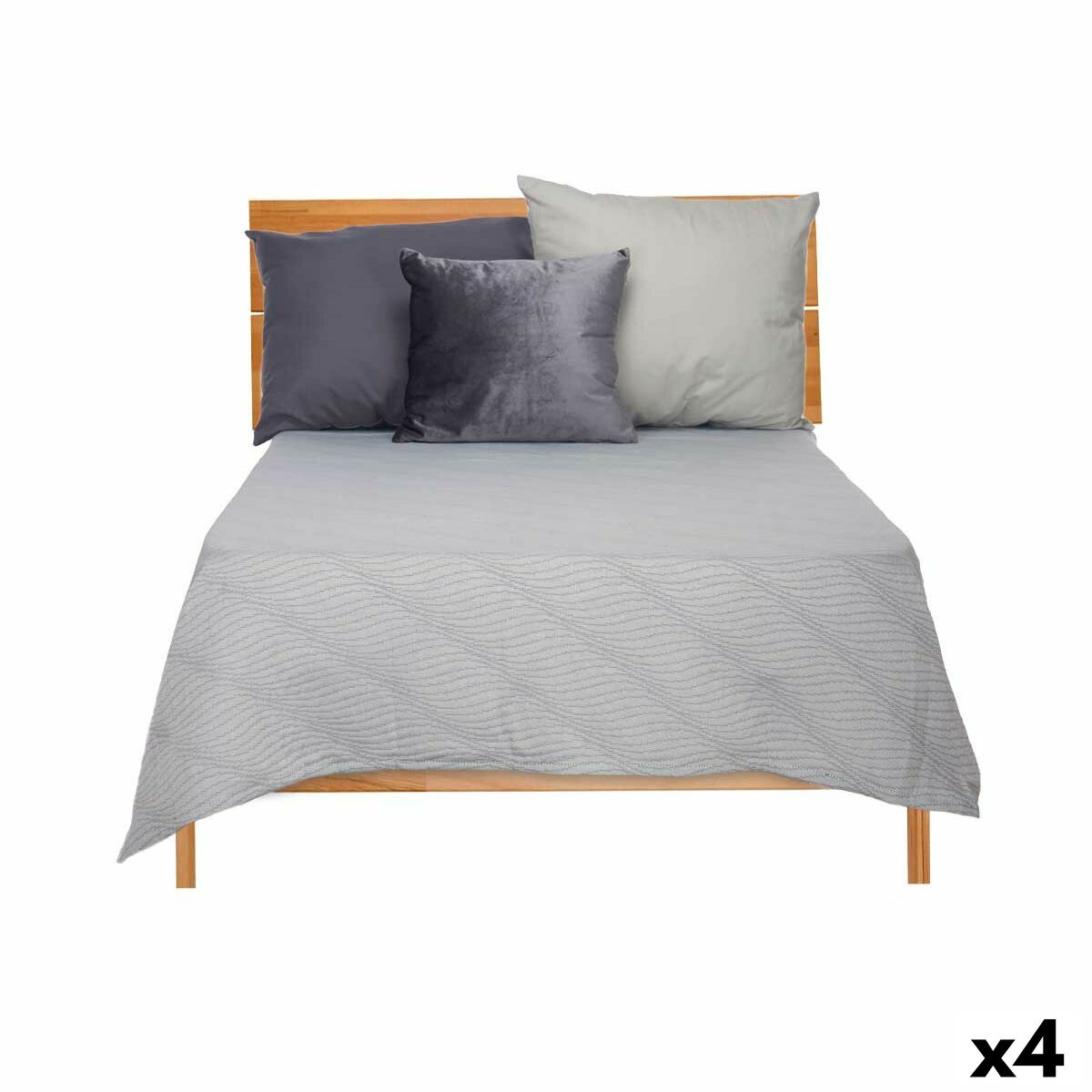 Trapunta Gift Decor Grigio 240 x 260 cm (4 Unità)