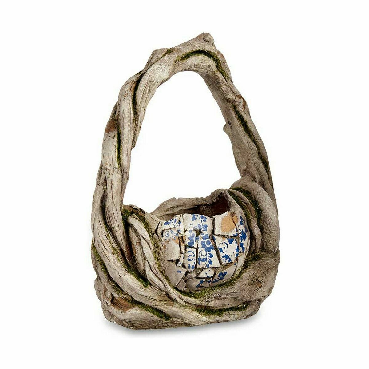 Statua Decorativa da Giardino Ibergarden Poliresina Vaso 17 x 44 x 34,5 cm (2 Unità) - Immagine 2