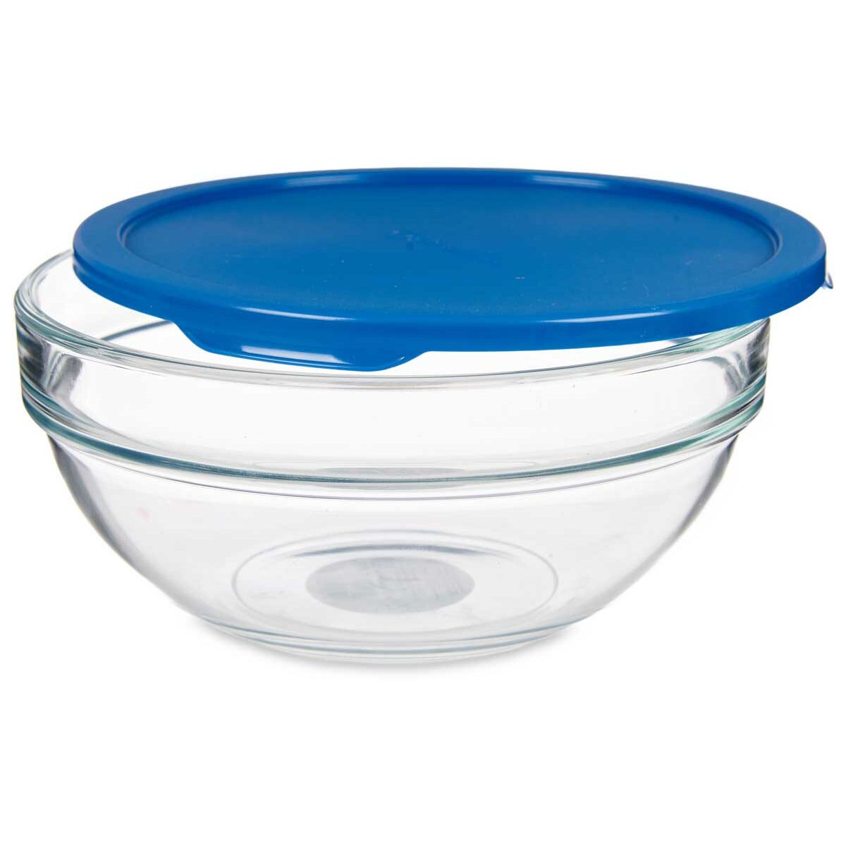 Porta Pranzo Rotondo con Coperchio Pasabahce Chefs Azzurro 1,135 L (4 Unità) - Immagine 3