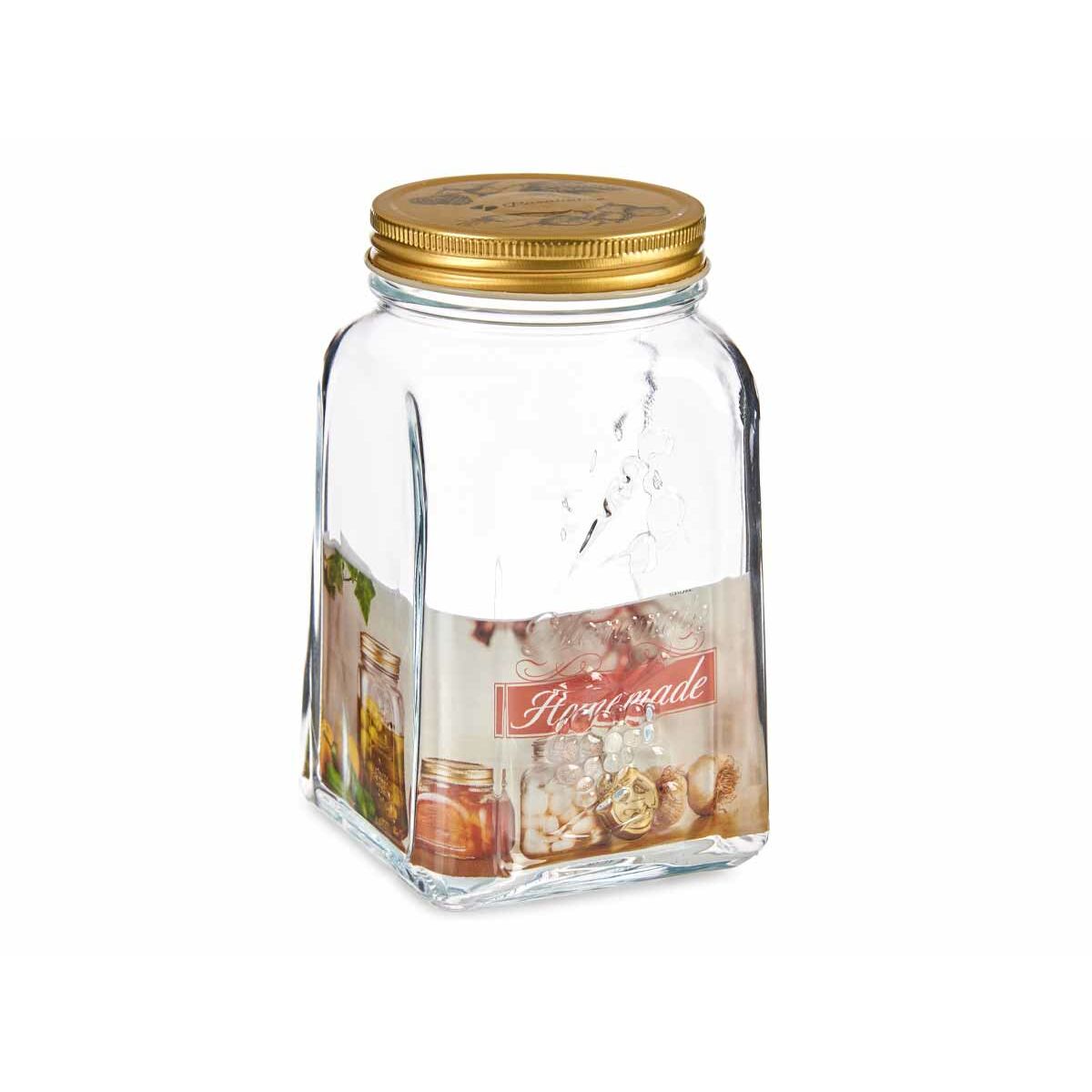 Vaso Pasabahce Homemade Trasparente Dorato 1 L (12 Unità) - Immagine 3