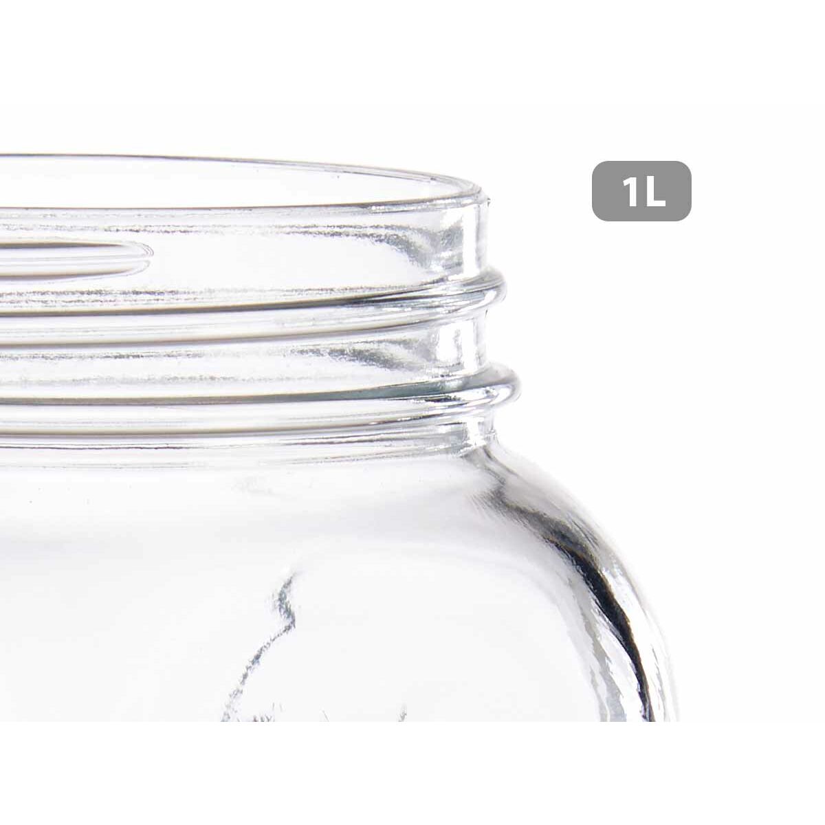 Vaso Pasabahce Homemade Trasparente Dorato 1 L (12 Unità) - Immagine 4