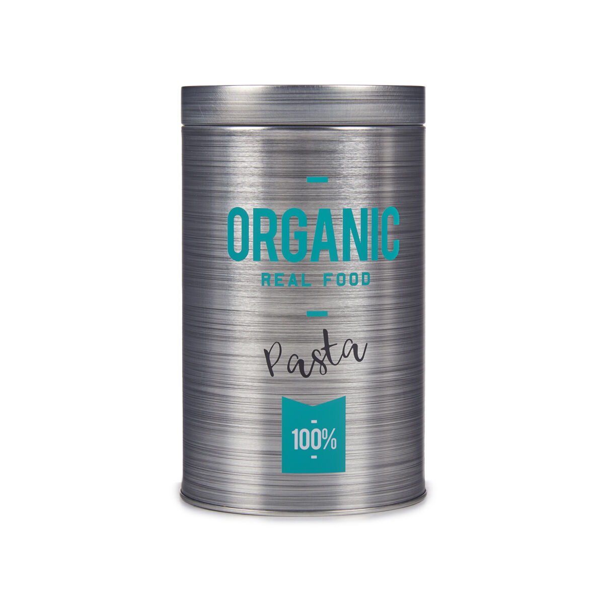 Barattolo in Metallo Kinvara Organic Grigio Latta 10,4 x 18,2 x 10,4 cm Pasta (24 Unità) - Immagine 2