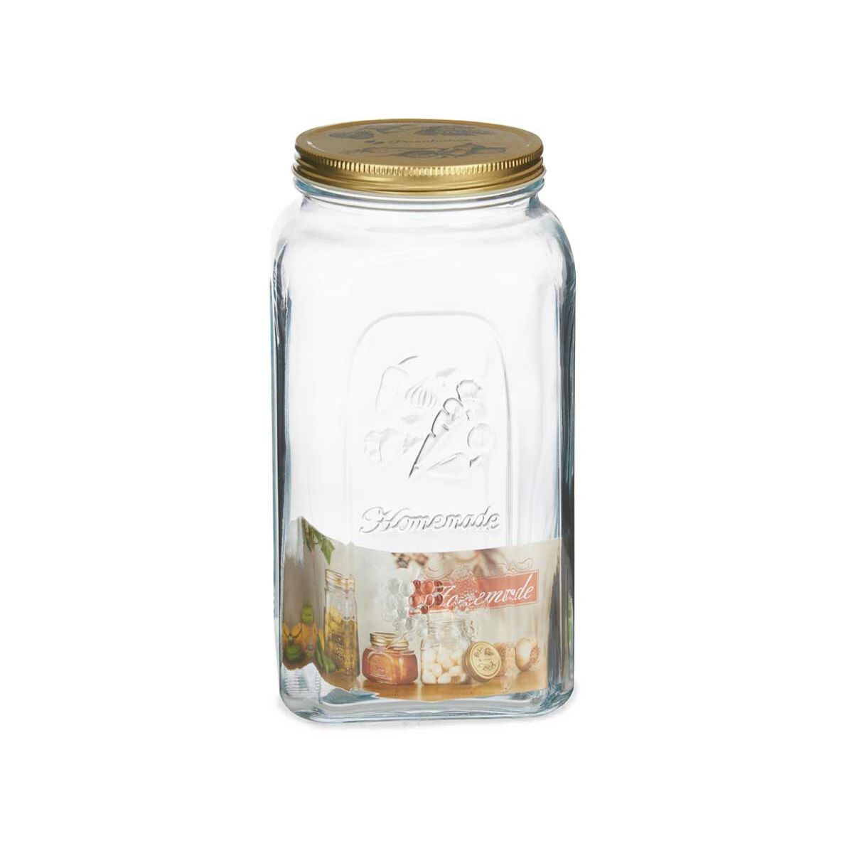 Vaso Pasabahce Homemade Trasparente Dorato 3 L (6 Unità) - Immagine 3