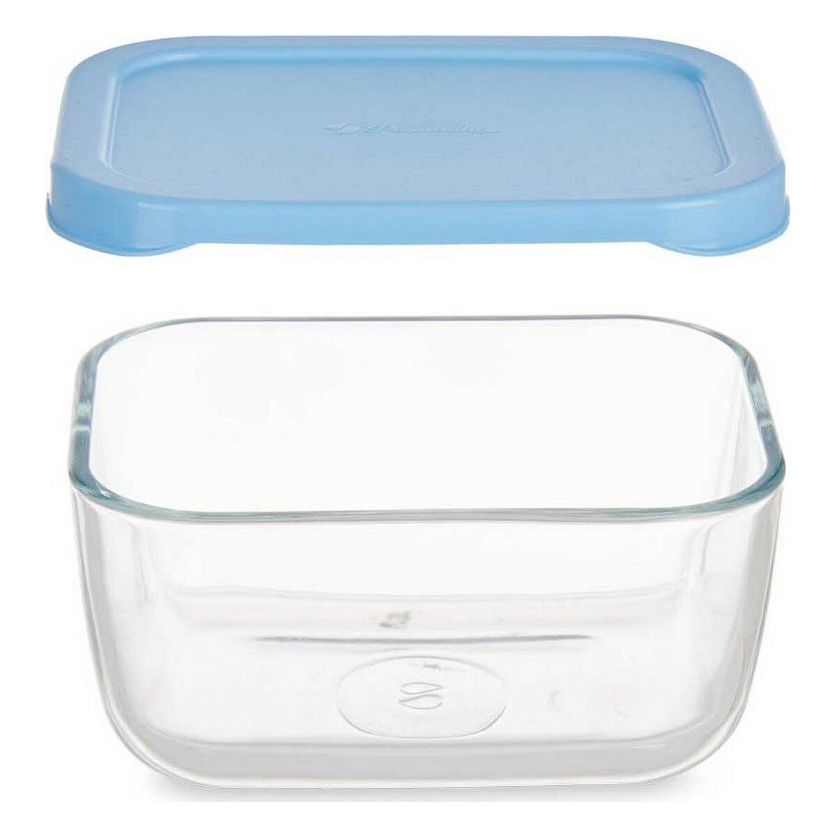 Porta pranzo Pasabahce Snow Azzurro Trasparente Vetro Polietilene 420 ml (12 Unità) - Immagine 3