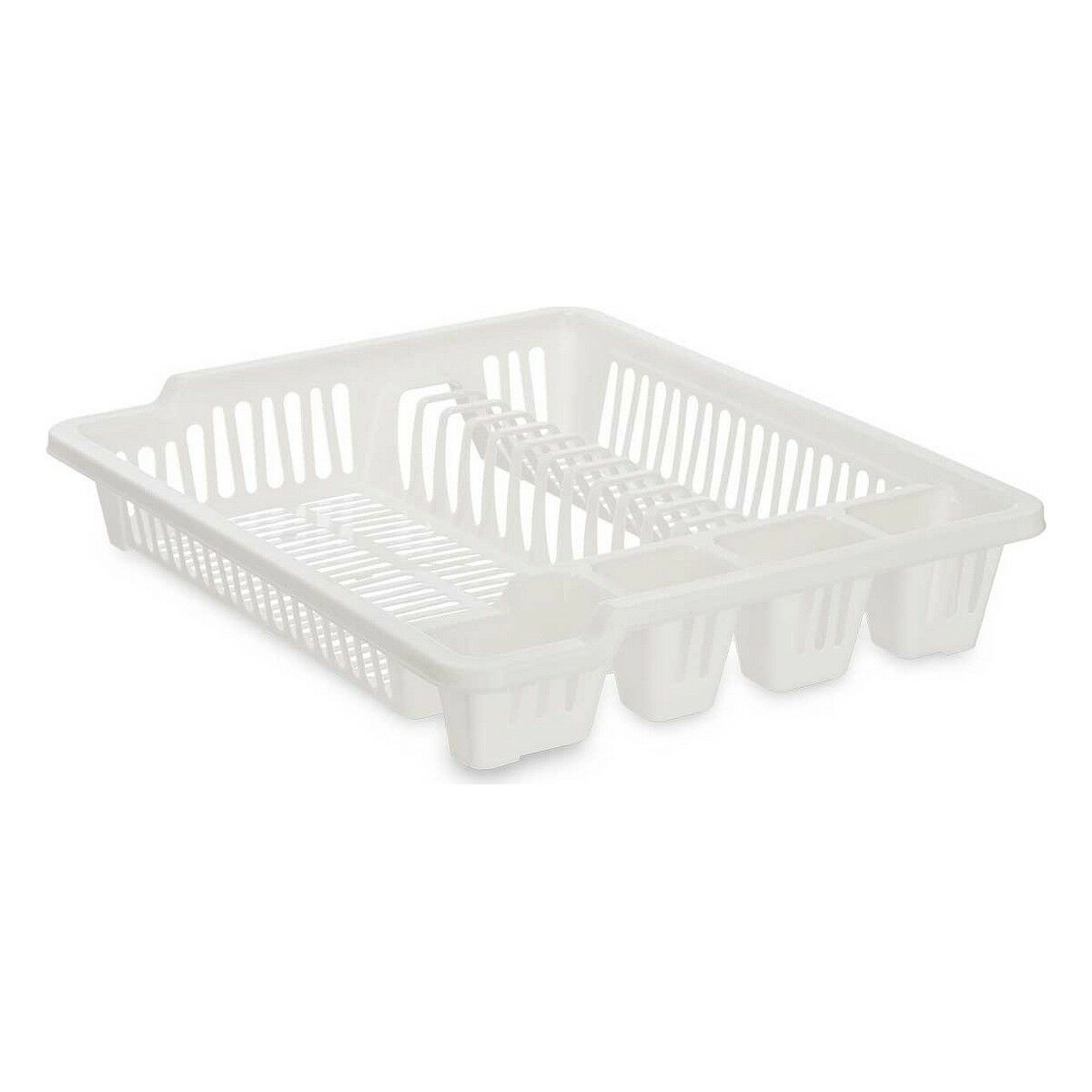 Scolapiatti da Lavandino Kinvara Bianco 46 x 8 x 37,5 cm (12 Unità) - Immagine 2
