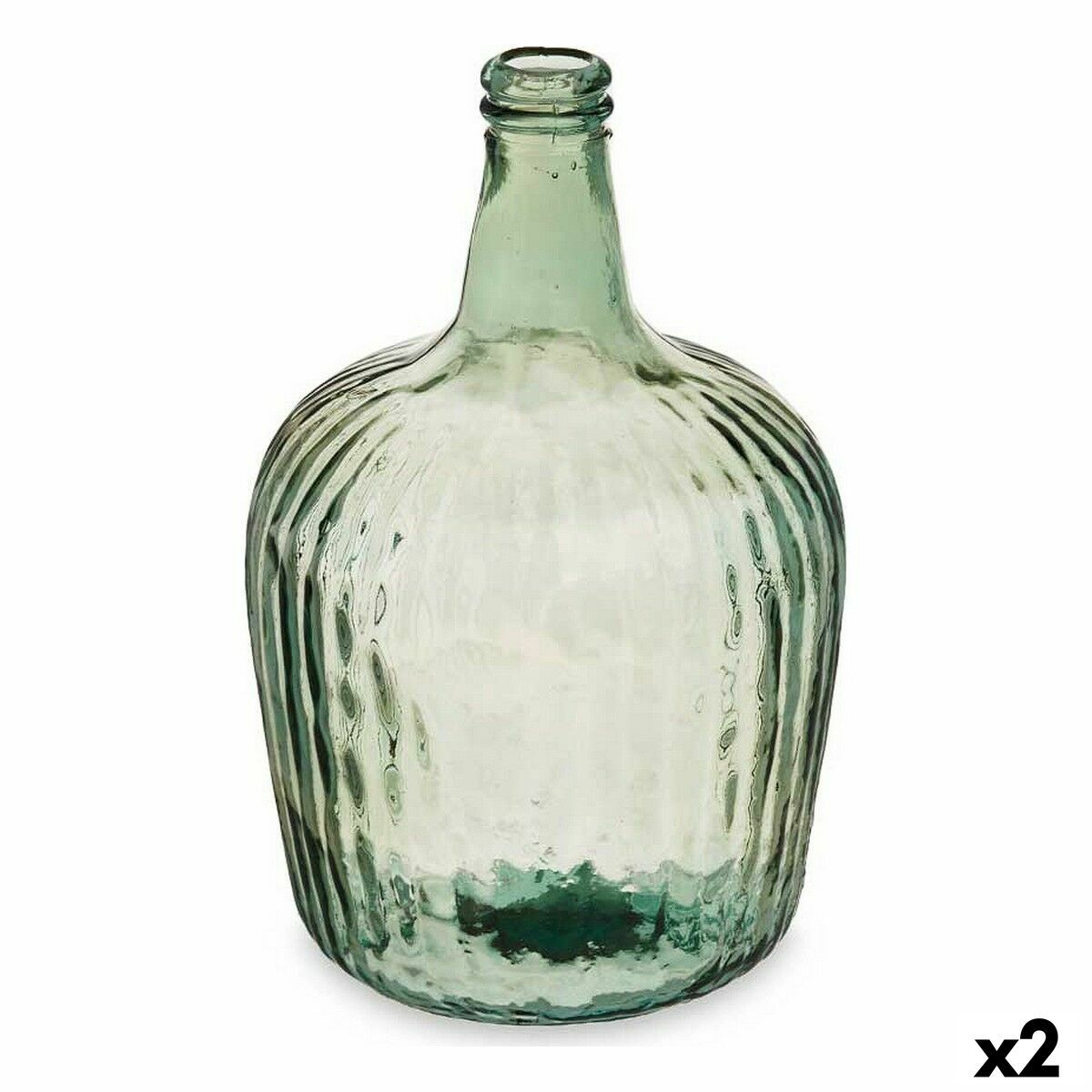 Bottiglia decorativa Gift Decor Champagne Righe 8 L 22 x 37,5 x 22 cm Decorazione (2 Unità)