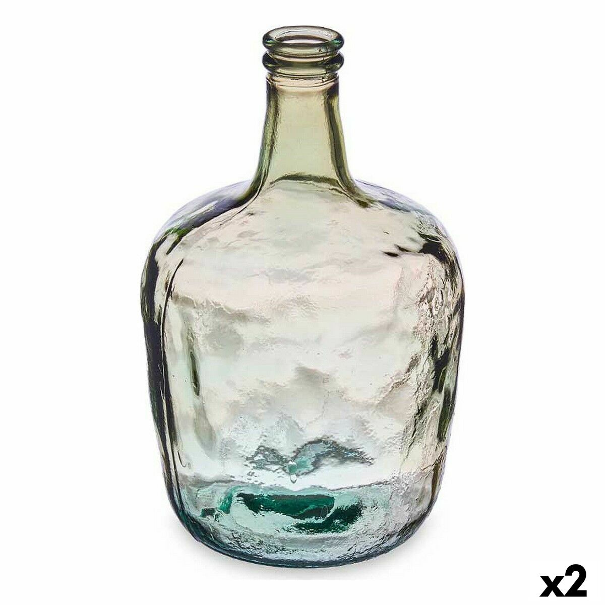 Bottiglia decorativa Gift Decor Champagne Liscio 8 L 19,5 x 35,5 x 19,5 cm Decorazione (2 Unità)
