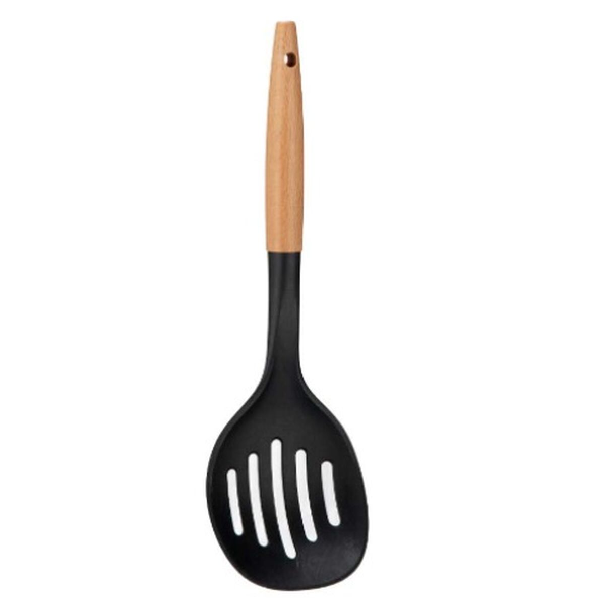 Schiumarola Kinvara Nero Naturale Legno Plastica 11 x 35 x 4 cm 10,5 x 35 cm (12 Unità) - Immagine 4