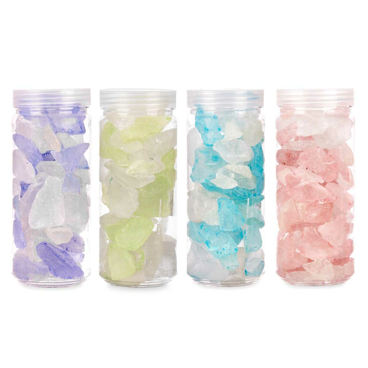 Pietre Decorative Gift Decor Azzurro Verde Viola Rosa 600 g (12 Unità) - Immagine 2