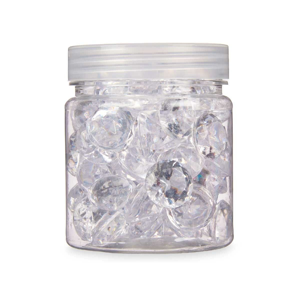 Pietre Decorative Gift Decor Trasparente 150 g Diamante (16 Unità) - Immagine 2