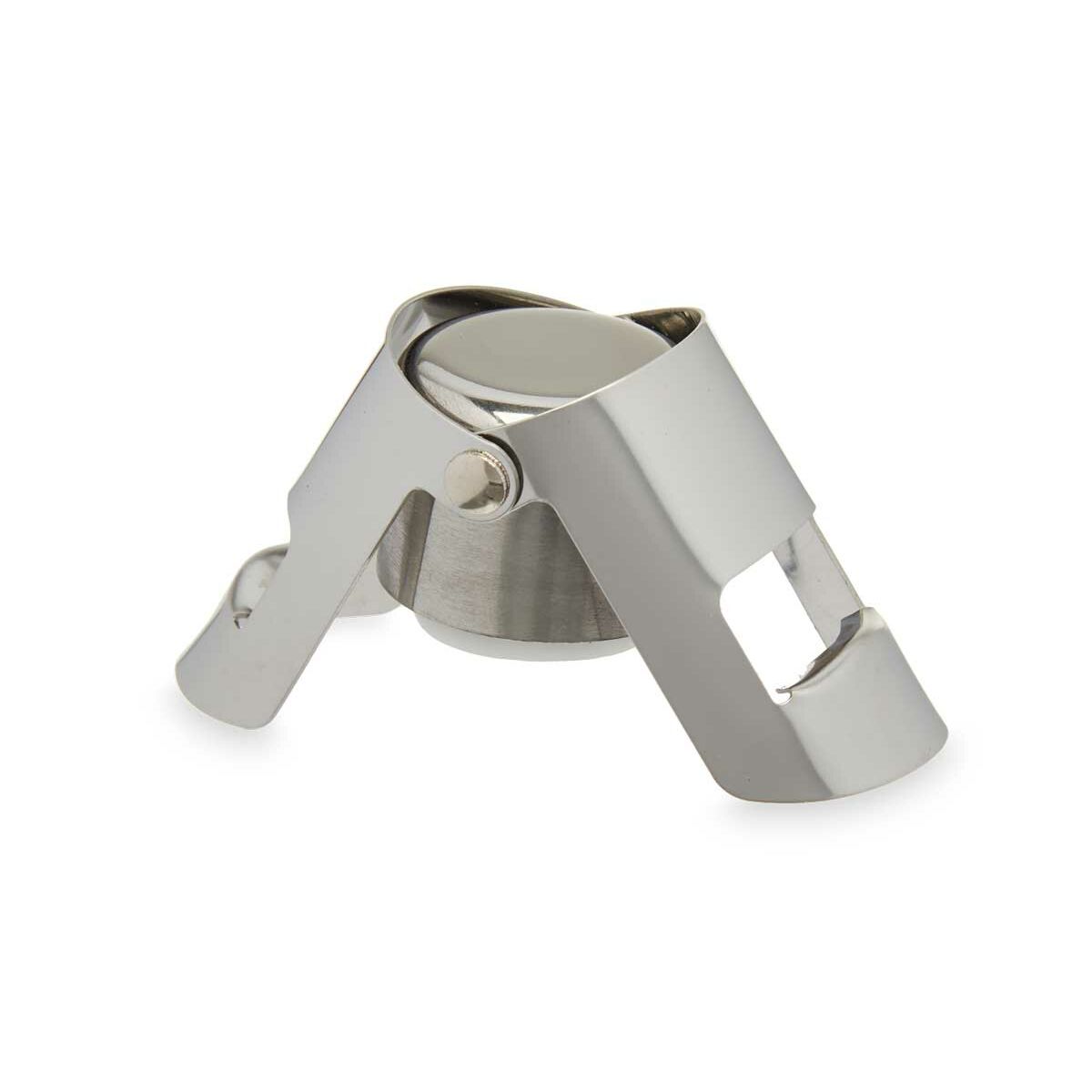Tappo per champagne Kinvara Argentato Argento Silicone Acciaio inossidabile Plastica 6 x 5,5 x 3,5 cm Ermetico (12 Unità) - Immagine 2
