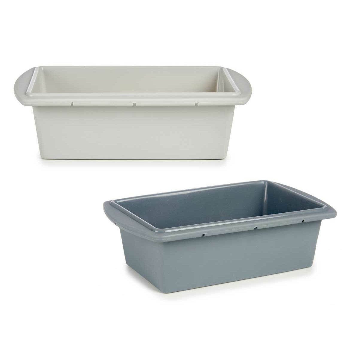 Stampo per Dolci Kinvara Grigio chiaro Grigio scuro Silicone 1,5 L 16 x 7 x 27,5 cm Torta (6 Unità) - Immagine 2