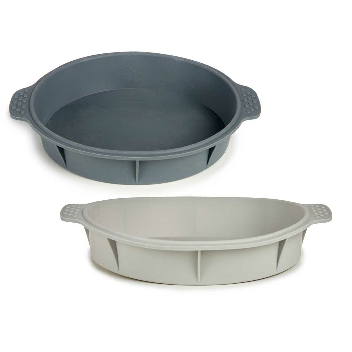 Stampo per Dolci Kinvara Grigio chiaro Grigio scuro Silicone 30 x 4,5 x 26 cm Rotondo (6 Unità) - Immagine 2